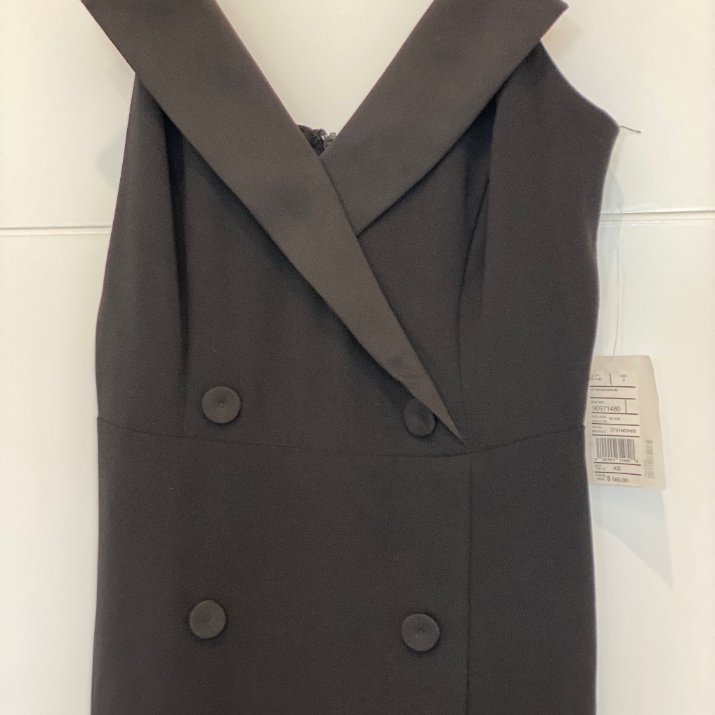 Tuxedo Style Lbd - Classic Lines Nwt